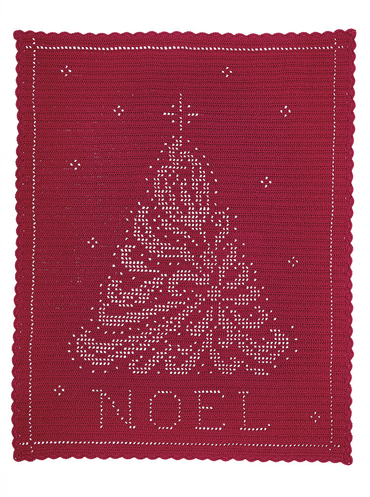 Modèle de jeté de Noël