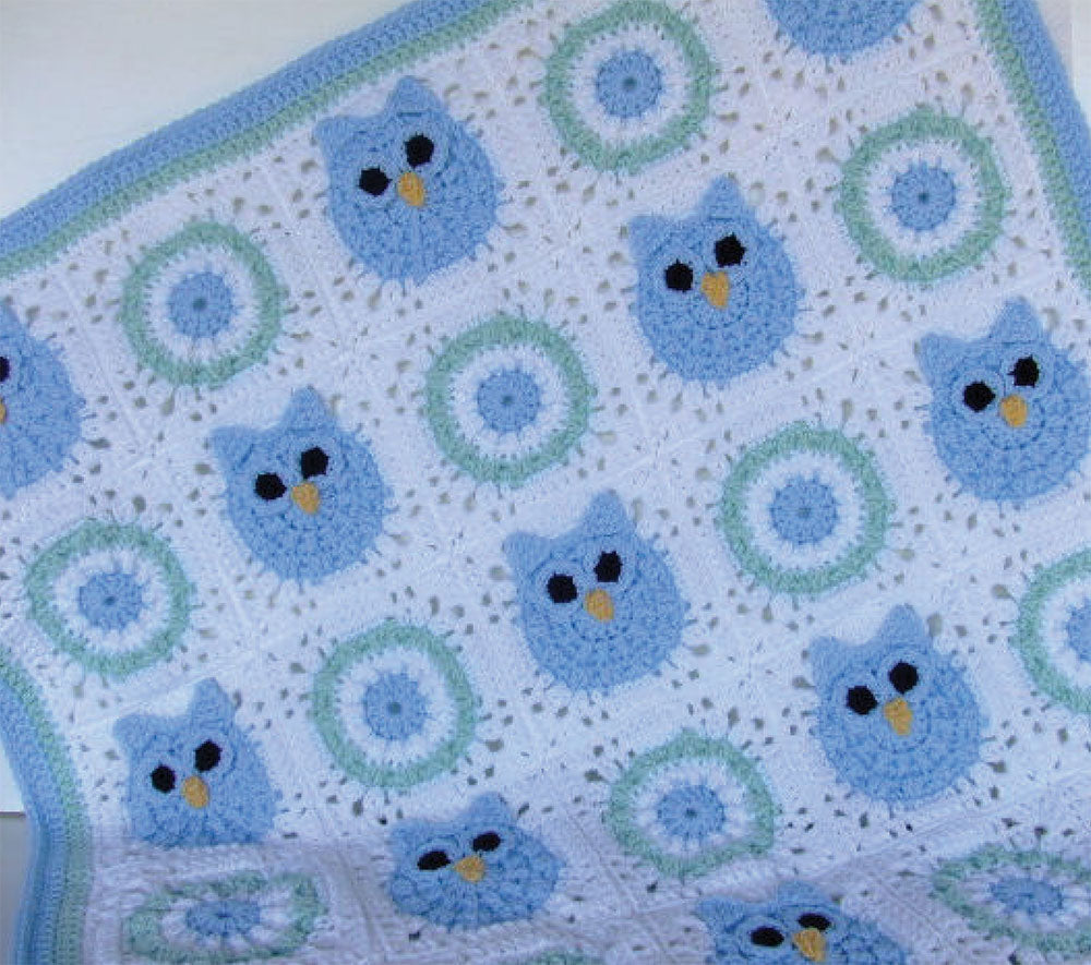 Owl Baby Blanket Pattern