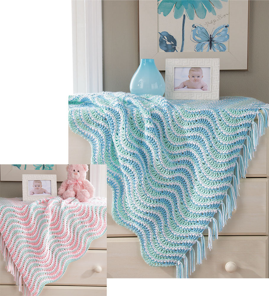 Modèle de couverture de vagues de bébé