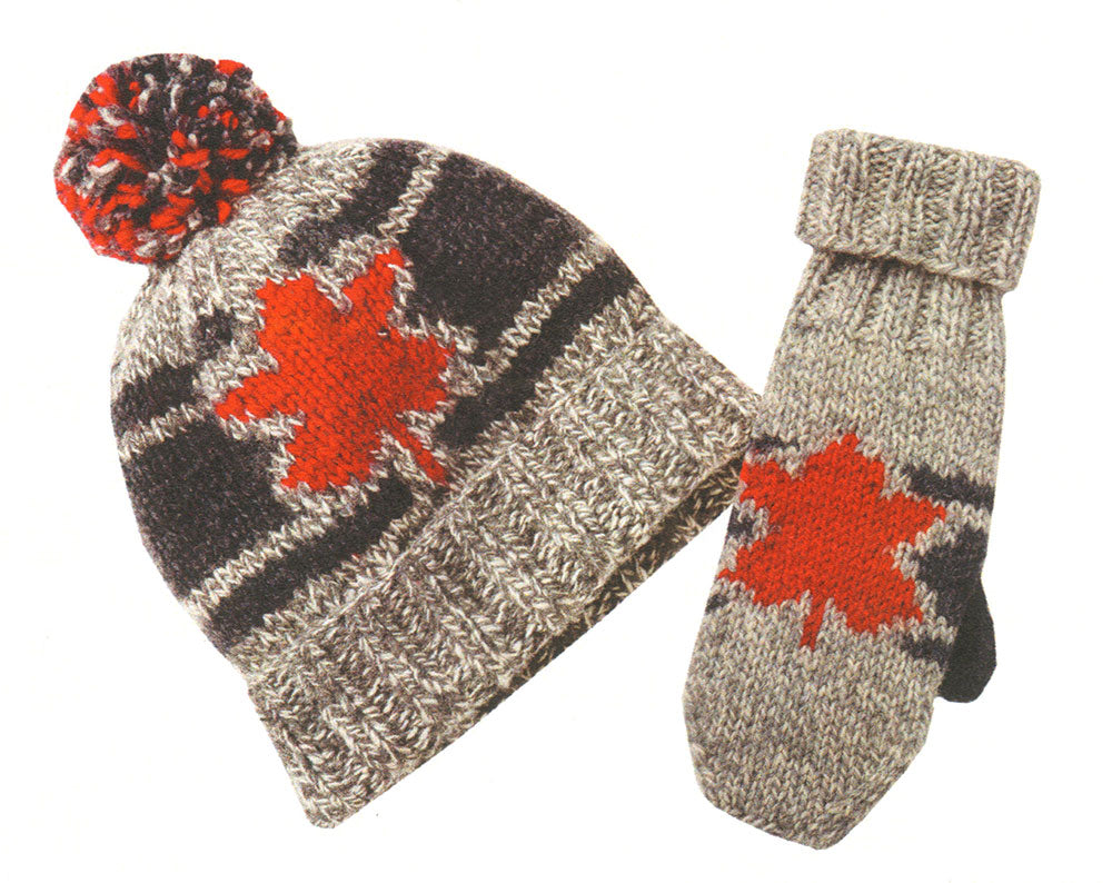 Hockey Hat & Mittens Pattern