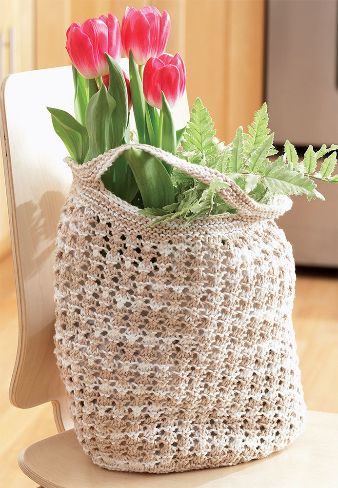 Modèle de sac de marché en tricot