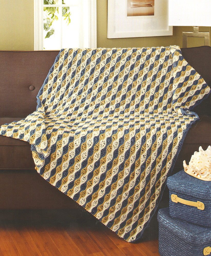 Sea Foam Throw Pattern