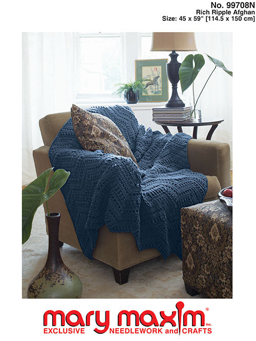 Free Rich Ripple Afghan Pattern